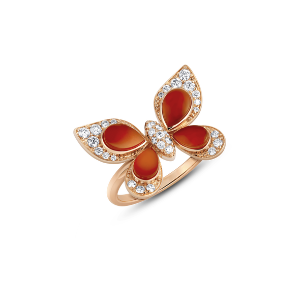 Wings of Wonder Red Agate Ring