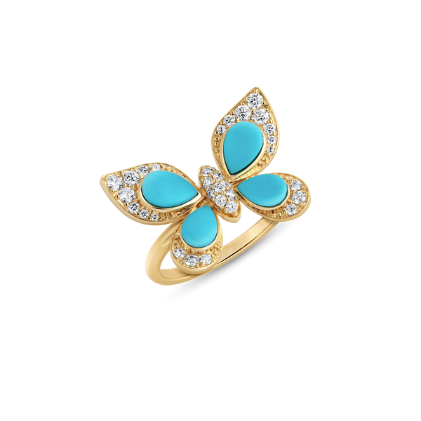 Wings of Wonder Turquoise Ring