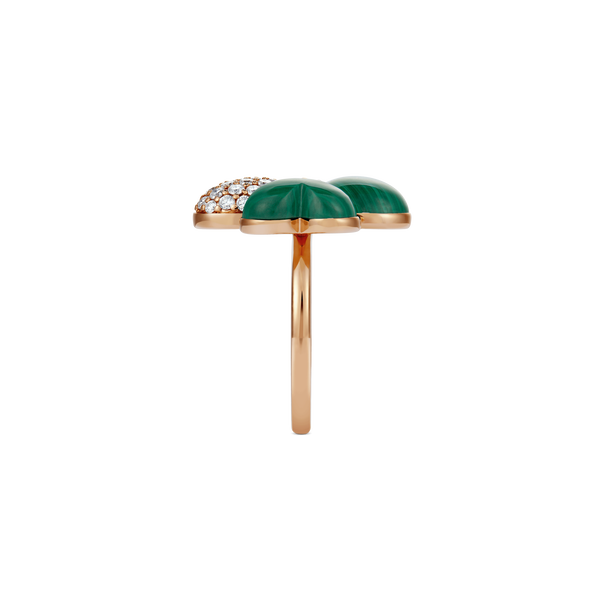 Flower of Eternity Malachite Ring 21mm