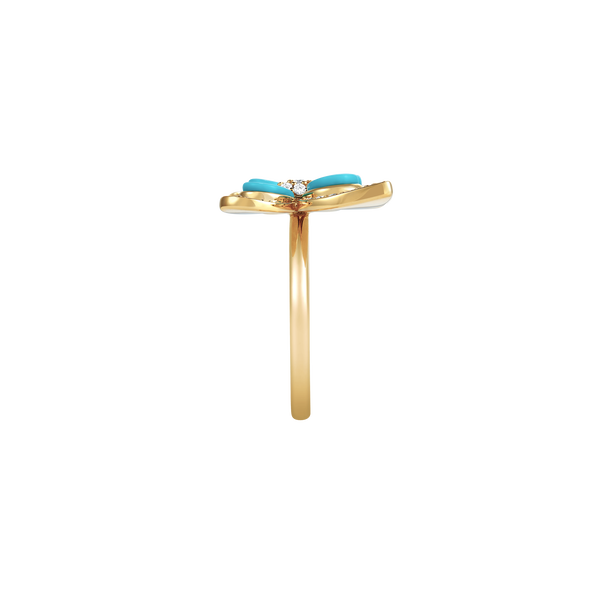 Wings of Wonder Turquoise Ring