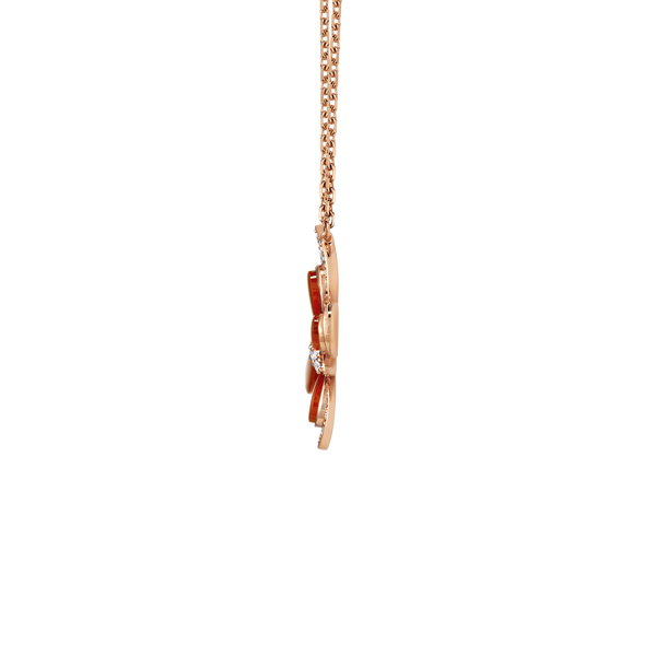 Wings of Wonder Red Agate Large Pendant
