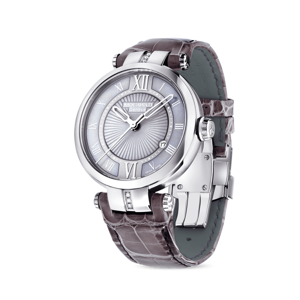 La Classique Lady with Mother of Pearl & Alligator Leather