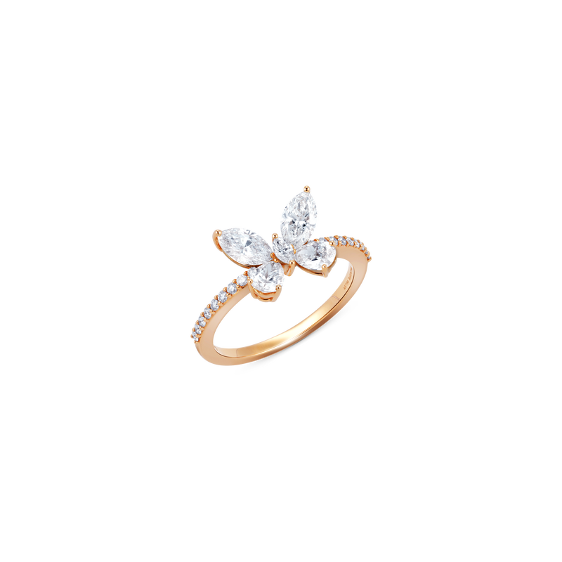 Quattro Vola Rose Gold Ring