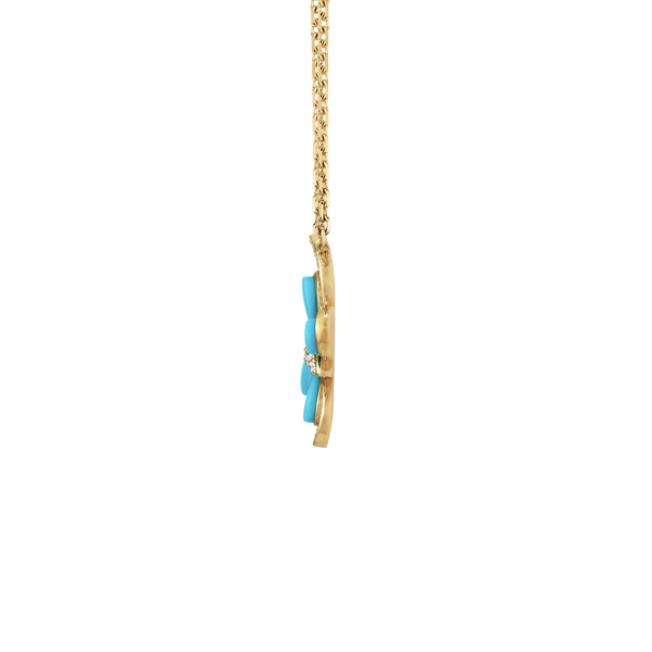 Wings of Wonder Turquoise Pendant