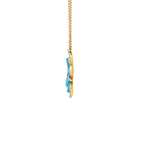 Wings of Wonder Turquoise Large Pendant
