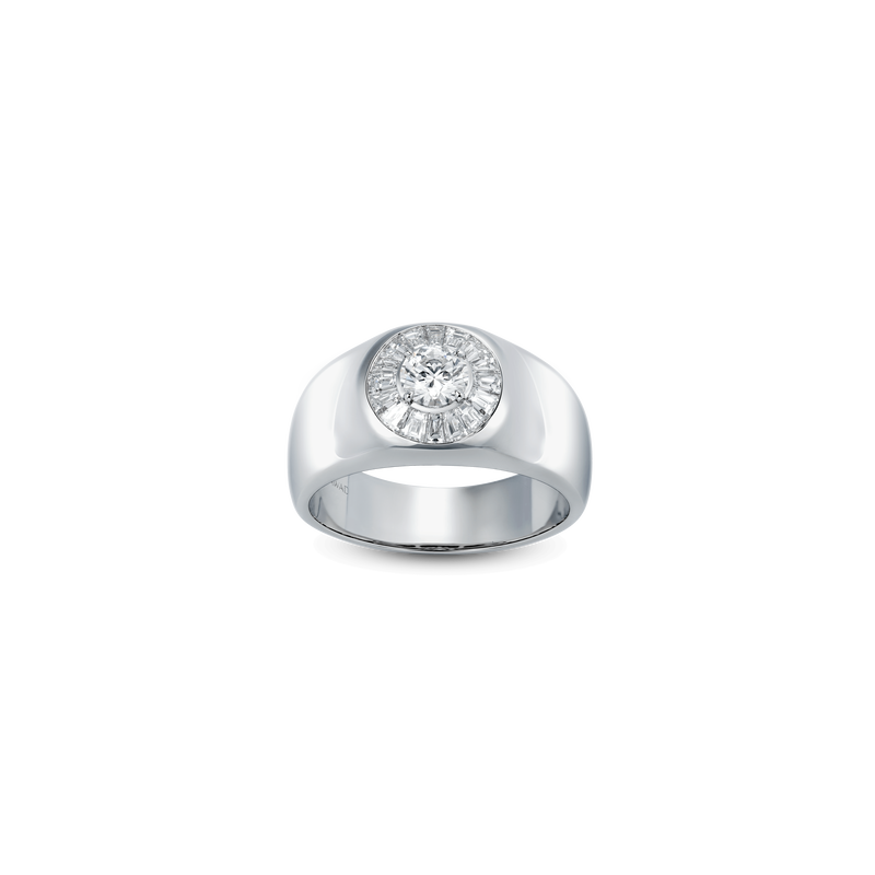 Gent's Gem Ring in Diamonds