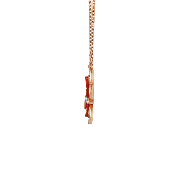 Wings of Wonder Red Agate Pendant
