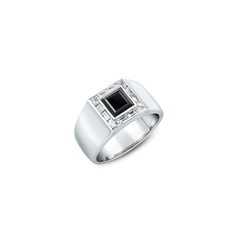 Gent's Gem Ring in Onyx