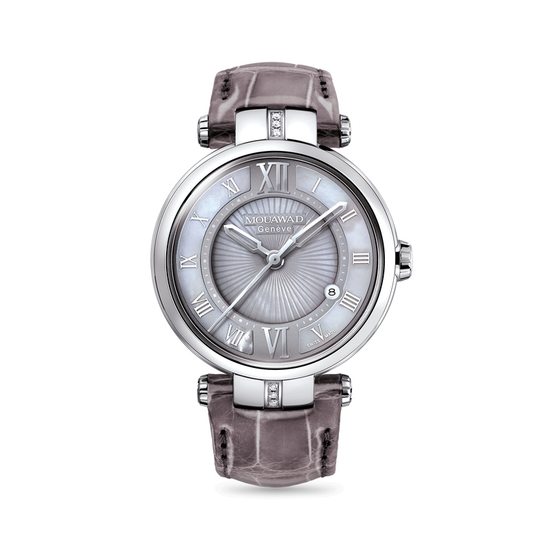 La Classique Lady with Mother of Pearl & Alligator Leather