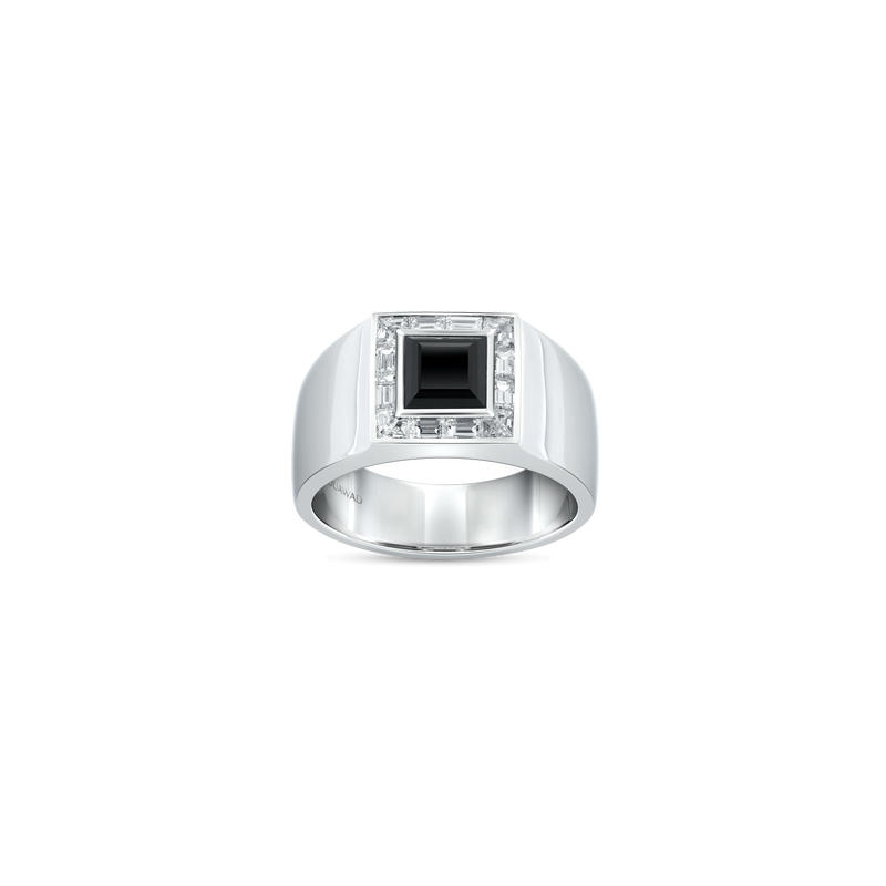 Gent's Gem Ring in Onyx