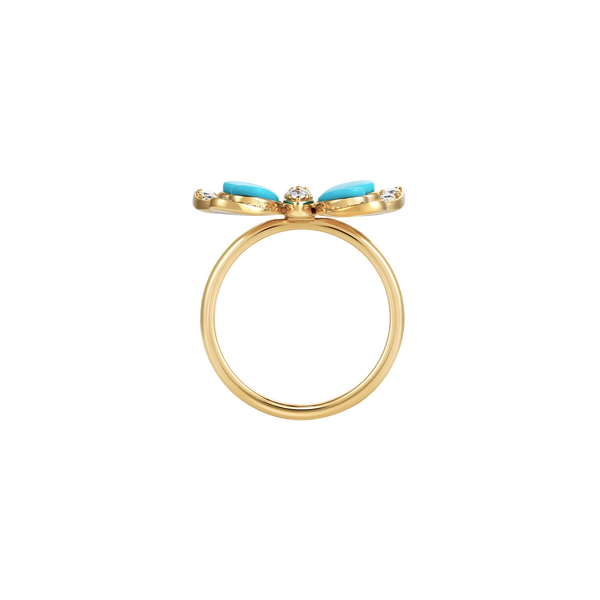 Wings of Wonder Turquoise Ring