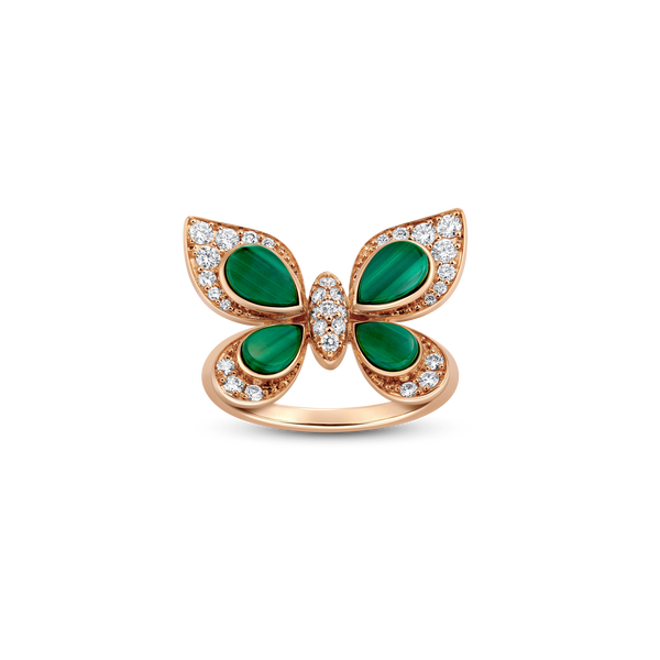 Wings of Wonder Malachite Ring