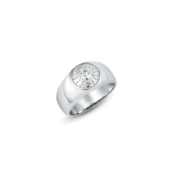 Gent's Gem Ring in Diamonds