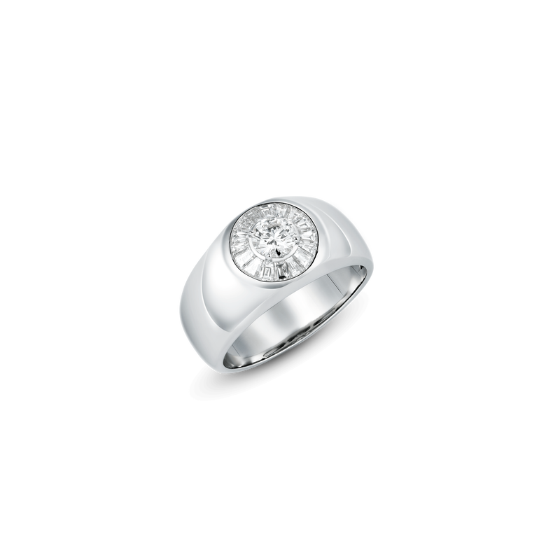 Gent's Gem Ring in Diamonds