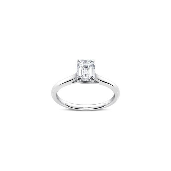 Unity Emerald-Cut Solitaire Engagement Ring