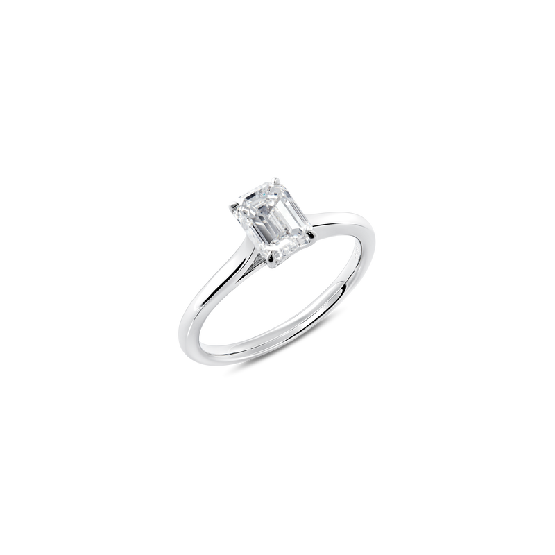 Unity Emerald-Cut Solitaire Engagement Ring